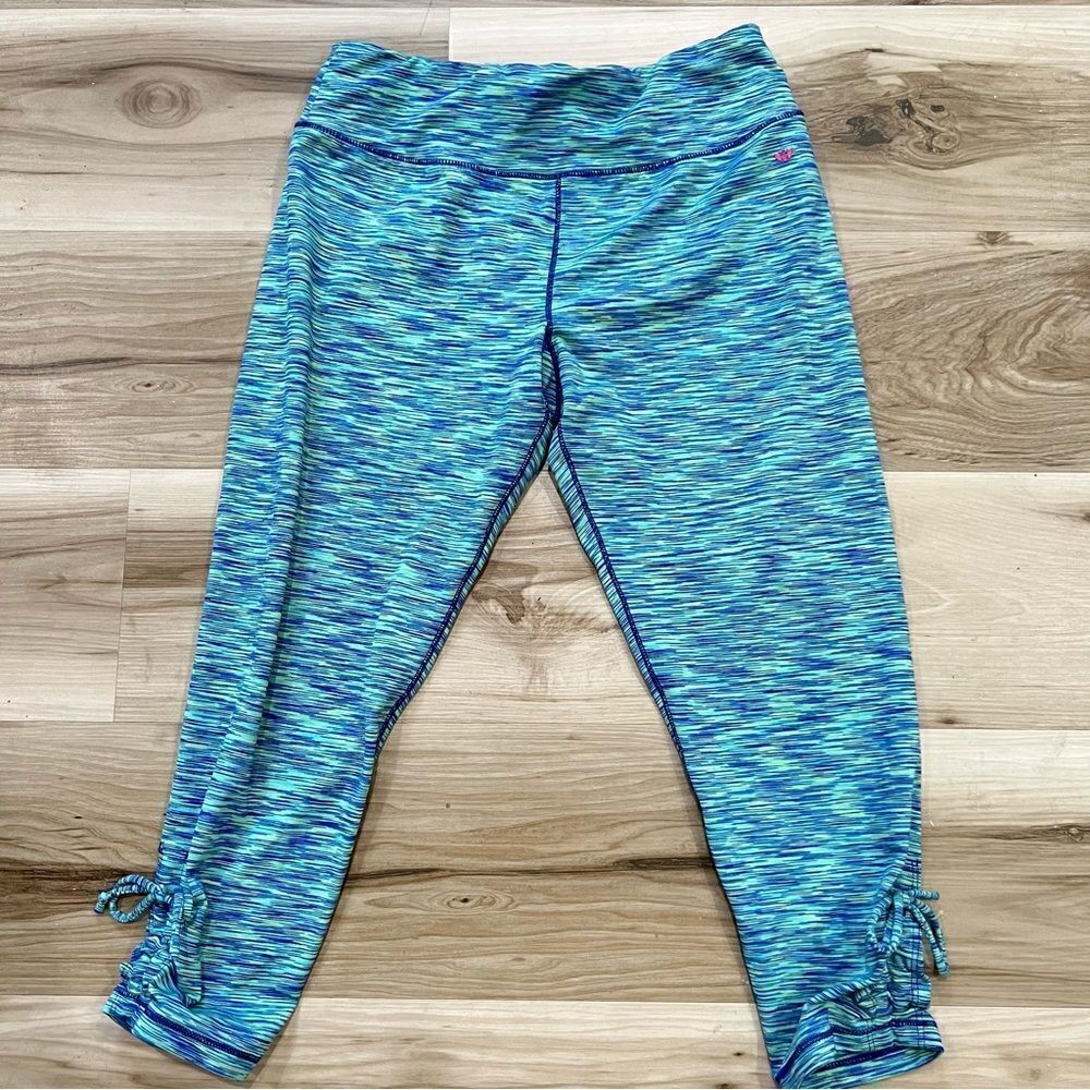 Pink Lotus Multicolored Crop Leggings Women’s Medium